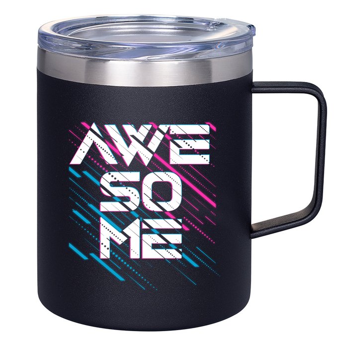 Cool Retro 80's Eighties Pattern Awesome 12oz Stainless Steel Coffee Mug