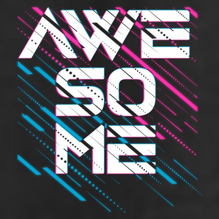 Cool Retro 80's Eighties Pattern Awesome Tumbler