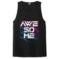 Cool Retro 80's Eighties Pattern Awesome PosiCharge Competitor Tank