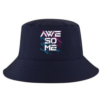 Cool Retro 80's Eighties Pattern Awesome Cool Comfort Performance Bucket Hat