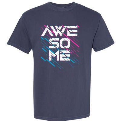 Cool Retro 80's Eighties Pattern Awesome Garment-Dyed Heavyweight T-Shirt