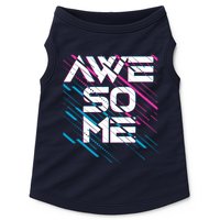 Cool Retro 80's Eighties Pattern Awesome Doggie Tank