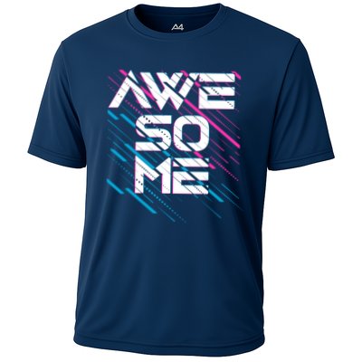 Cool Retro 80's Eighties Pattern Awesome Performance Shirt