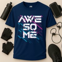 Cool Retro 80's Eighties Pattern Awesome Performance Shirt