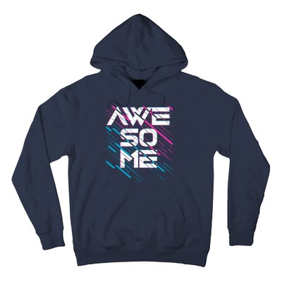 Cool Retro 80's Eighties Pattern Awesome Hoodie