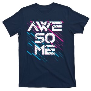 Cool Retro 80's Eighties Pattern Awesome T-Shirt