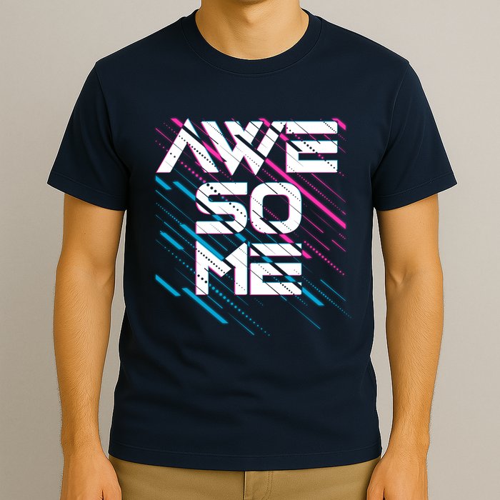 Cool Retro 80's Eighties Pattern Awesome T-Shirt