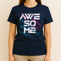Cool Retro 80's Eighties Pattern Awesome T-Shirt