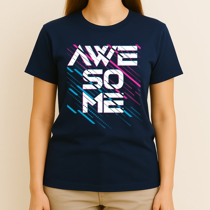 Cool Retro 80's Eighties Pattern Awesome T-Shirt