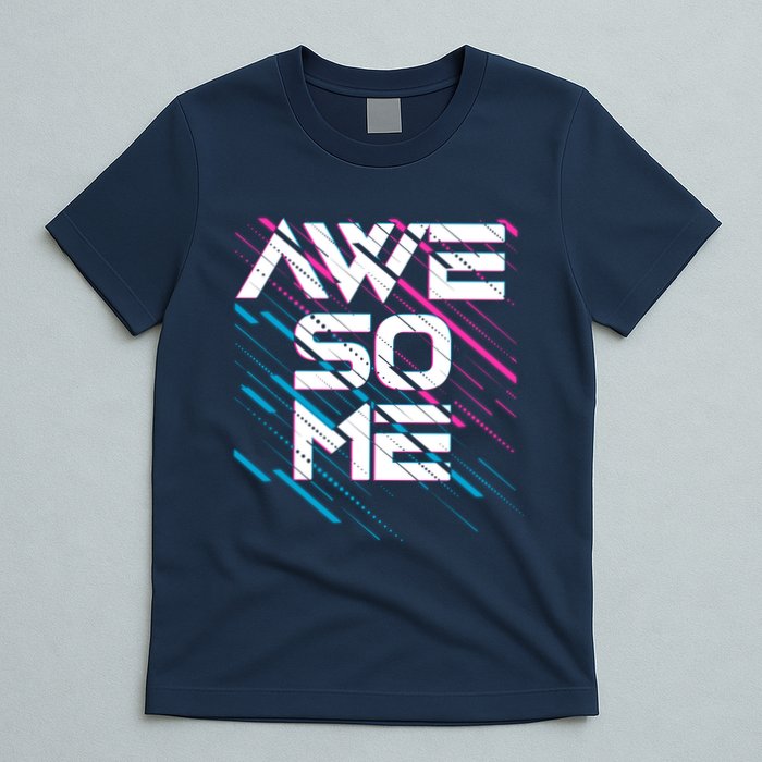 Cool Retro 80's Eighties Pattern Awesome T-Shirt