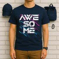 Cool Retro 80's Eighties Pattern Awesome T-Shirt