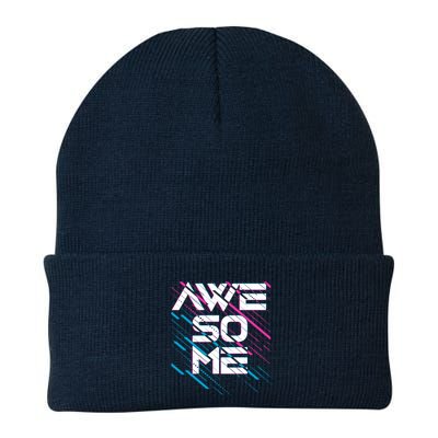 Cool Retro 80's Eighties Pattern Awesome Beanie