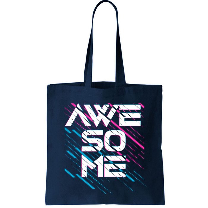 Cool Retro 80's Eighties Pattern Awesome Bag