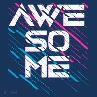 Cool Retro 80's Eighties Pattern Awesome Magnet