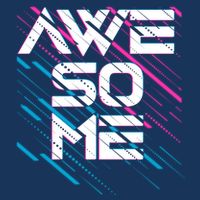 Cool Retro 80's Eighties Pattern Awesome Premium T-Shirt