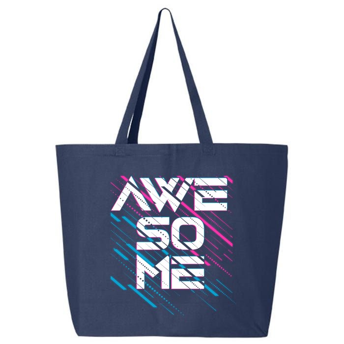 Cool Retro 80's Eighties Pattern Awesome 25L Jumbo Tote
