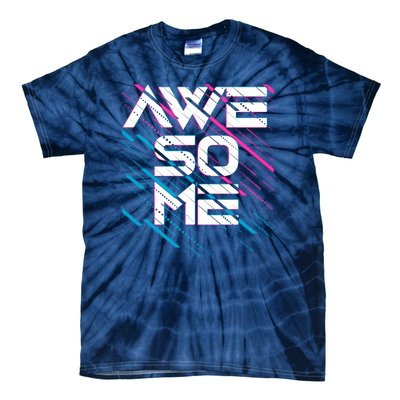 Cool Retro 80's Eighties Pattern Awesome Tie-Dye T-Shirt