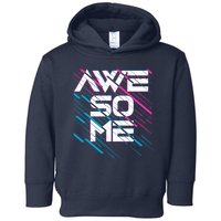 Cool Retro 80's Eighties Pattern Awesome Toddler Hoodie