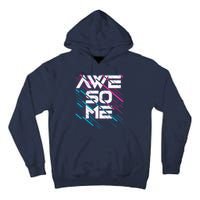 Cool Retro 80's Eighties Pattern Awesome Tall Hoodie