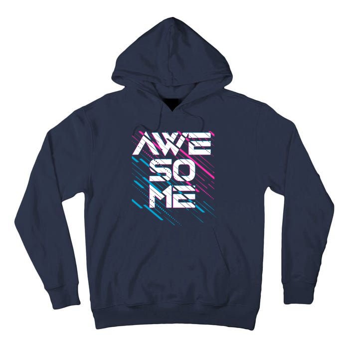 Cool Retro 80's Eighties Pattern Awesome Tall Hoodie