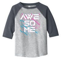 Cool Retro 80's Eighties Pattern Awesome Toddler Fine Jersey T-Shirt