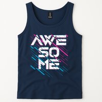 Cool Retro 80's Eighties Pattern Awesome Tank Top