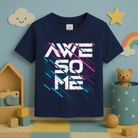 Cool Retro 80's Eighties Pattern Awesome Toddler T-Shirt