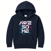 Cool Retro 80's Eighties Pattern Awesome Kids Hoodie
