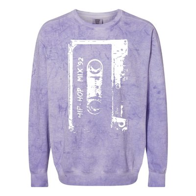 Cassette Retro 90s Style Colorblast Crewneck Sweatshirt