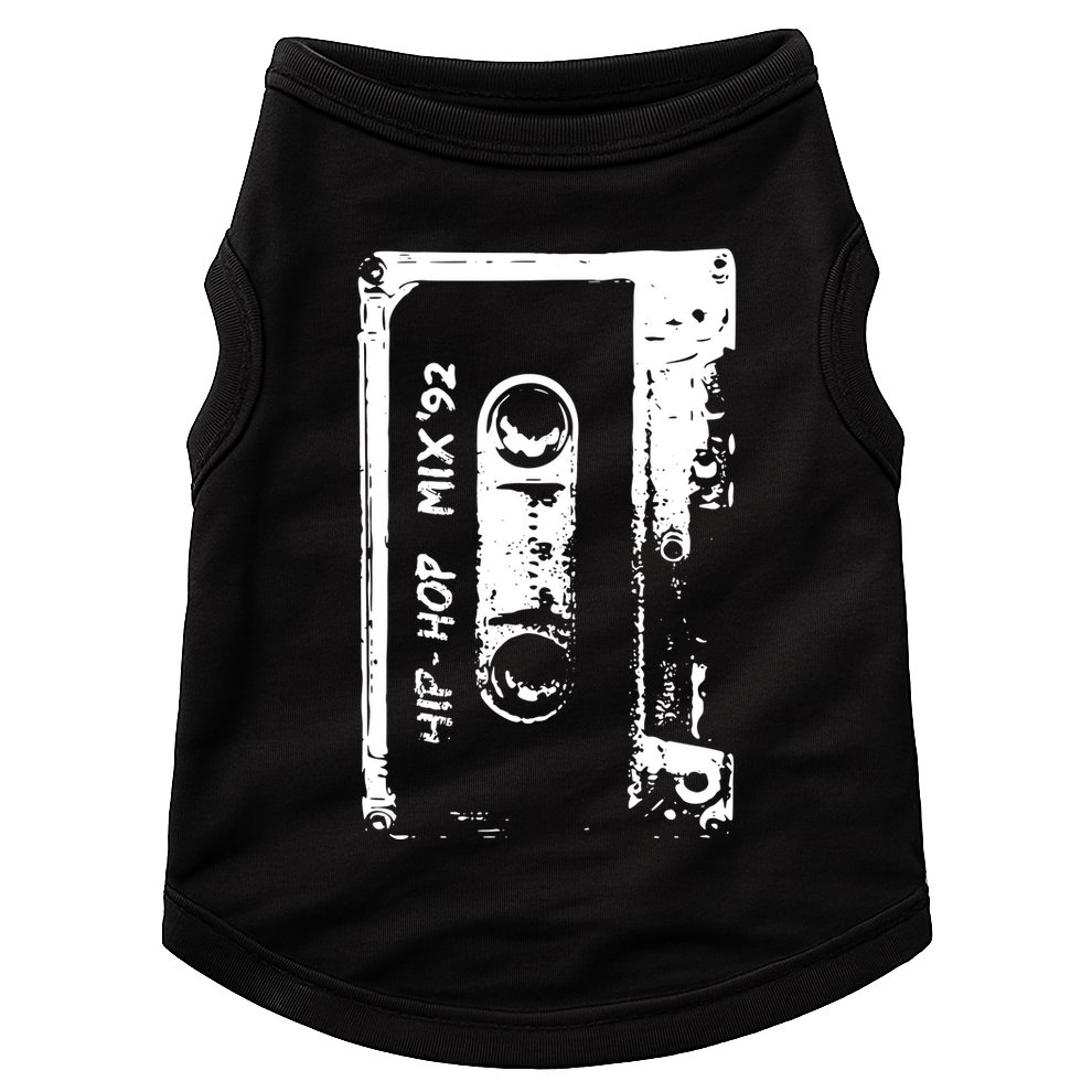 Cassette Retro 90s Style Doggie Tank