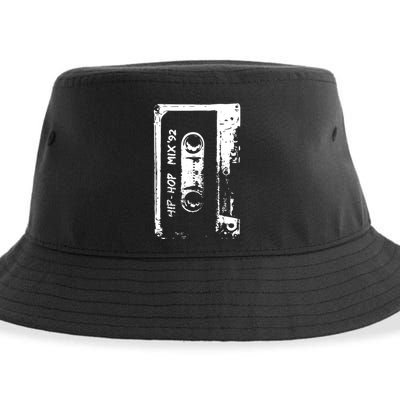 Cassette Retro 90s Style Sustainable Bucket Hat