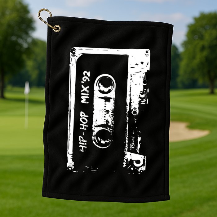 Cassette Retro 90s Style Golf Towel
