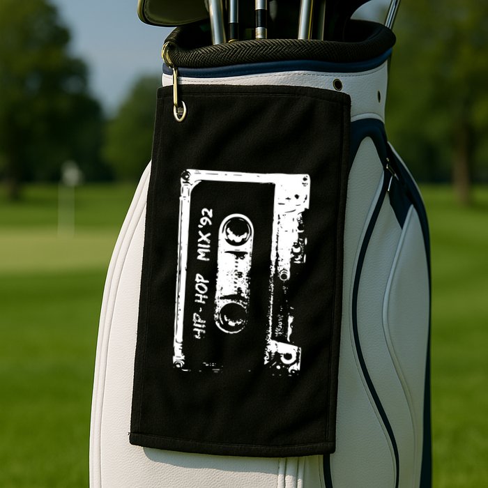 Cassette Retro 90s Style Golf Towel
