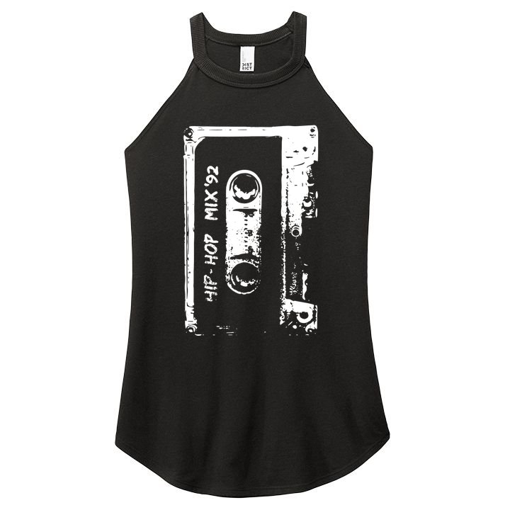 Cassette Retro 90s Style Women's Perfect Tri Rocker Tank