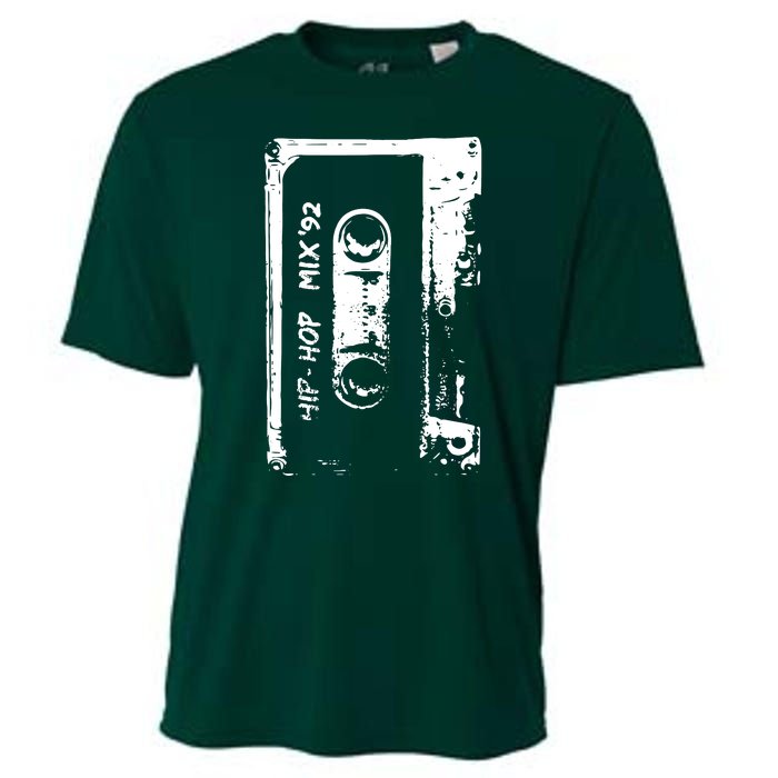 Cassette Retro 90s Style Cooling Performance Crew T-Shirt