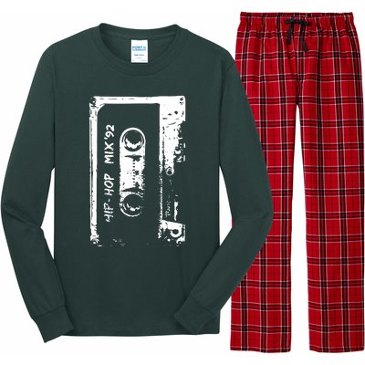 Cassette Retro 90s Style Long Sleeve Pajama Set