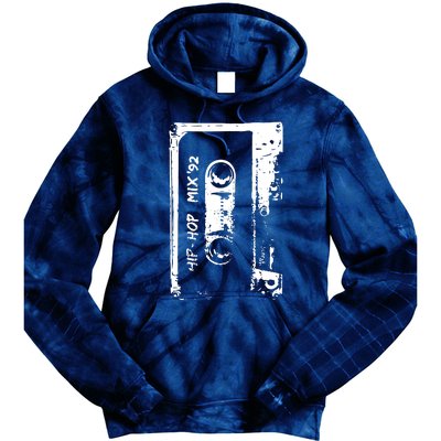 Cassette Retro 90s Style Tie Dye Hoodie