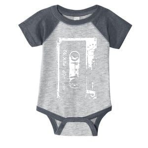 Cassette Retro 90s Style Infant Baby Jersey Bodysuit