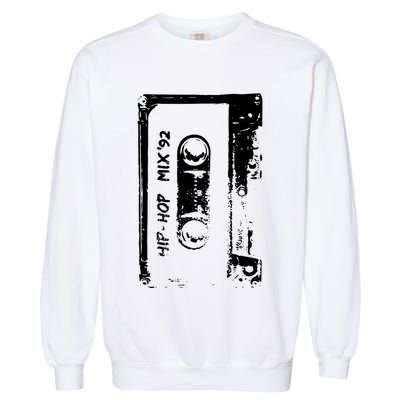 Cassette Retro 90s Style Garment-Dyed Sweatshirt