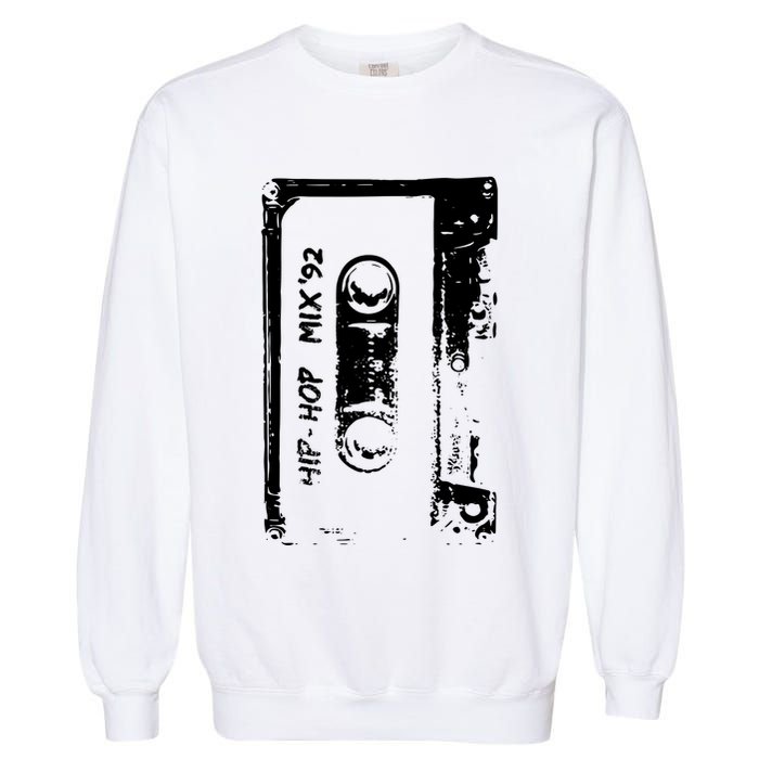 Cassette Retro 90s Style Garment-Dyed Sweatshirt