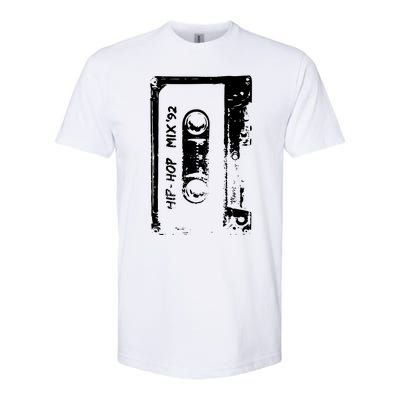 Cassette Retro 90s Style Softstyle CVC T-Shirt