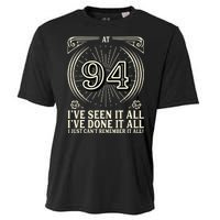 CanT Remember 94 Years Old Funny 94th Birthday Cooling Performance Crew T-Shirt