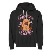 Capybara  Rodent Animals Capybaras Funny Capybara  Garment-Dyed Fleece Hoodie