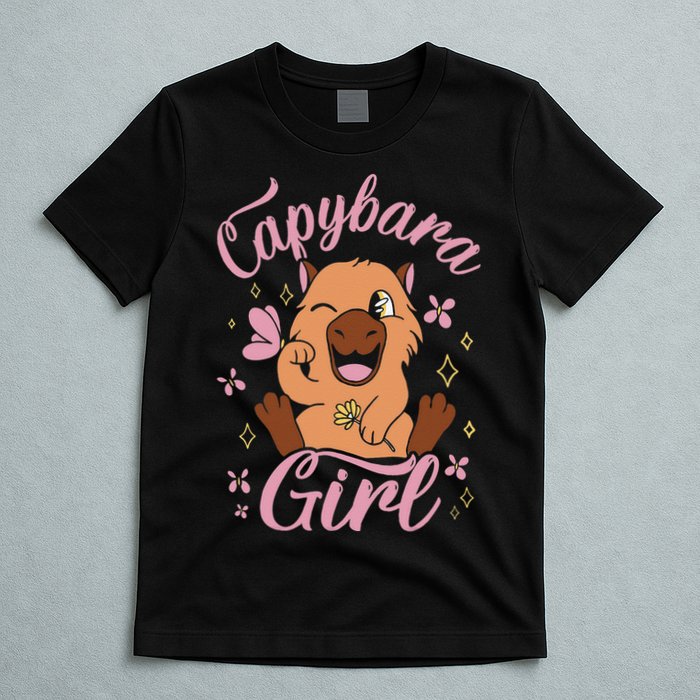 Capybara  Rodent Animals Capybaras Funny Capybara  T-Shirt
