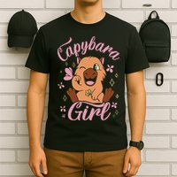 Capybara  Rodent Animals Capybaras Funny Capybara  T-Shirt