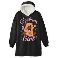 Capybara  Rodent Animals Capybaras Funny Capybara  Hooded Wearable Blanket