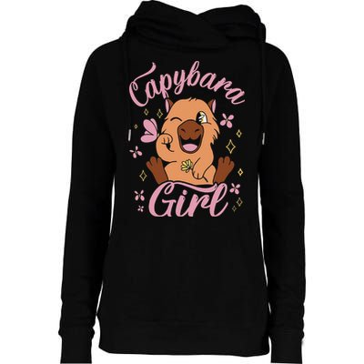 Capybara  Rodent Animals Capybaras Funny Capybara  Womens Funnel Neck Pullover Hood