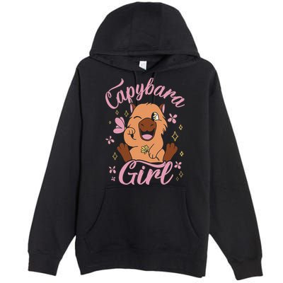 Capybara  Rodent Animals Capybaras Funny Capybara  Premium Pullover Hoodie