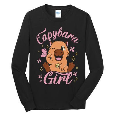 Capybara  Rodent Animals Capybaras Funny Capybara  Tall Long Sleeve T-Shirt