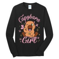 Capybara  Rodent Animals Capybaras Funny Capybara  Tall Long Sleeve T-Shirt